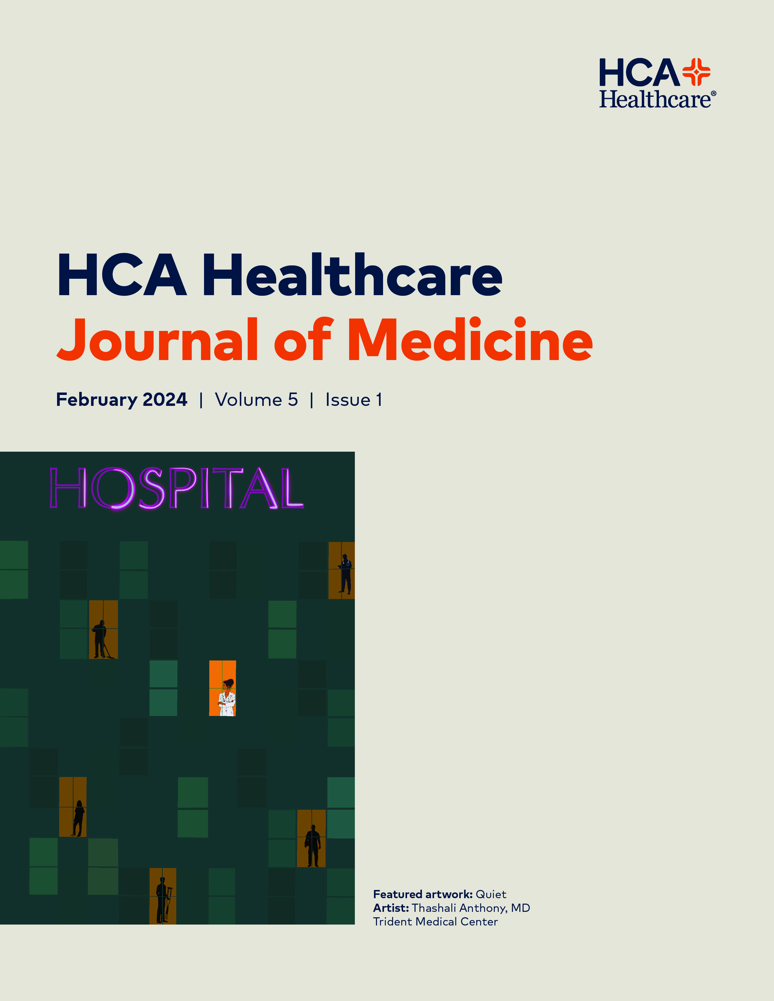 HCA Healthcare Journal of Medicine, Vol 5, Iss 1 Cover