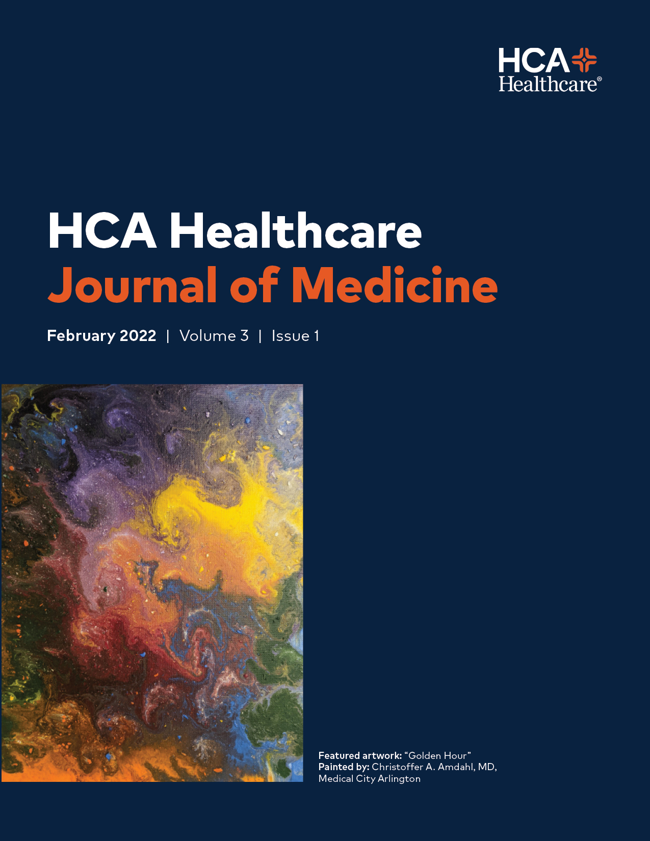 HCA Healthcare Journal of Medicine, Vol 3, Iss 1 Cover