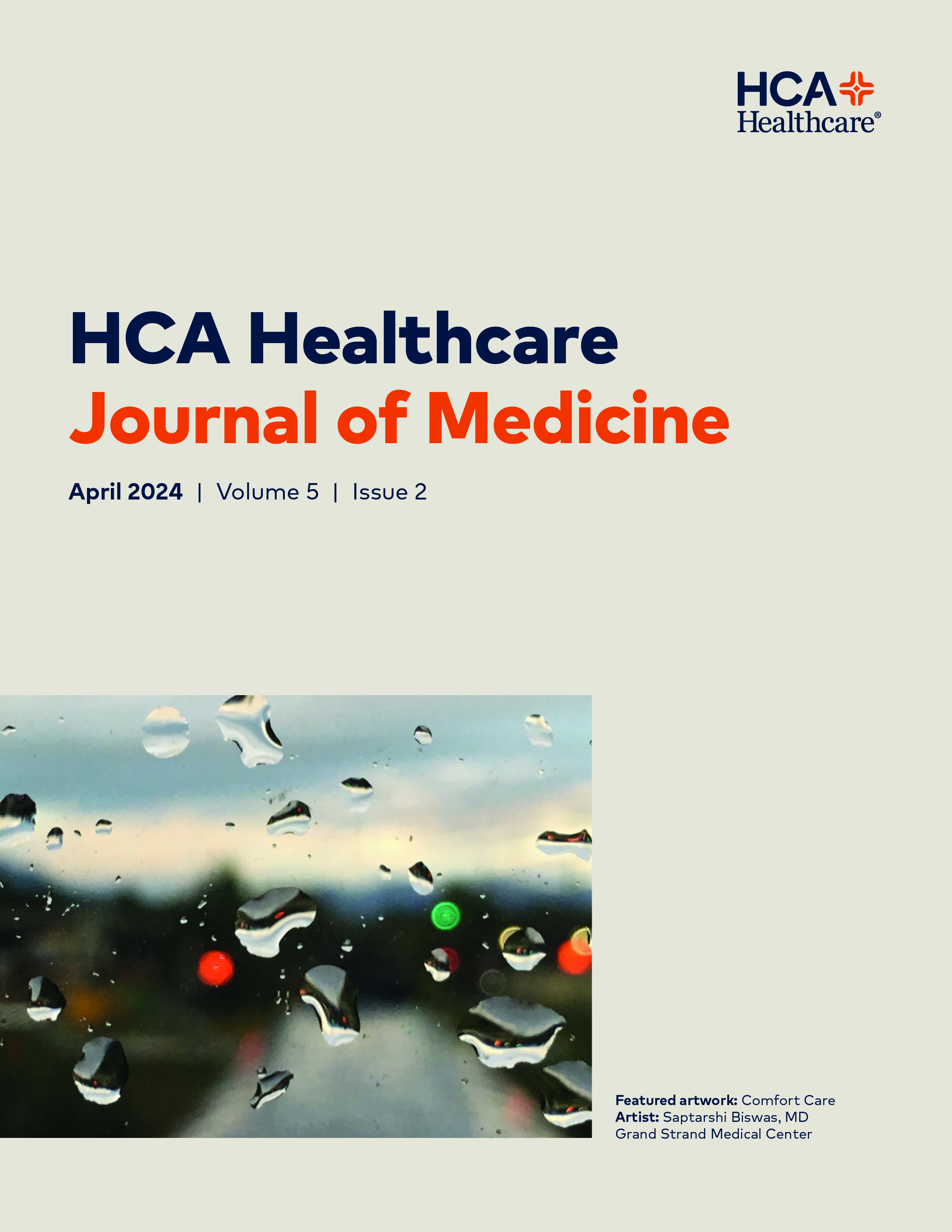 HCA Healthcare Journal of Medicine, Vol 5, Iss 2 Cover