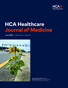 HCA Healthcare Journal of Medicine, Vol 4, Iss 3 Cover