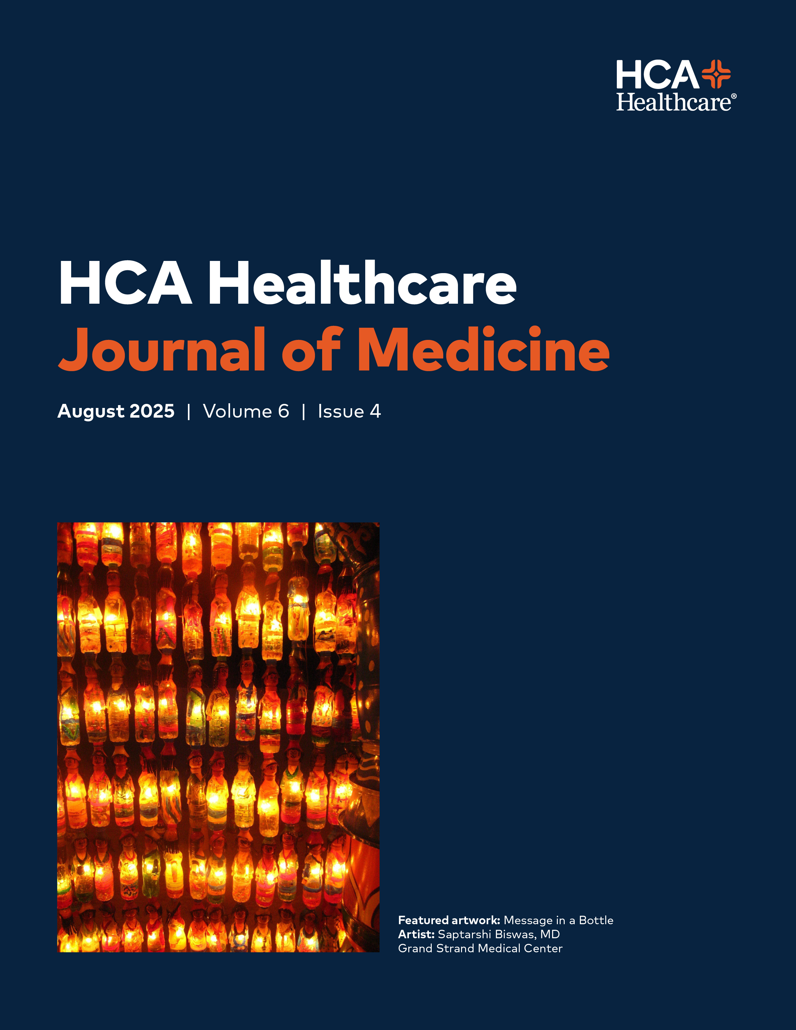 HCA Healthcare Journal of Medicine, Vol 6, Iss 4 Cover