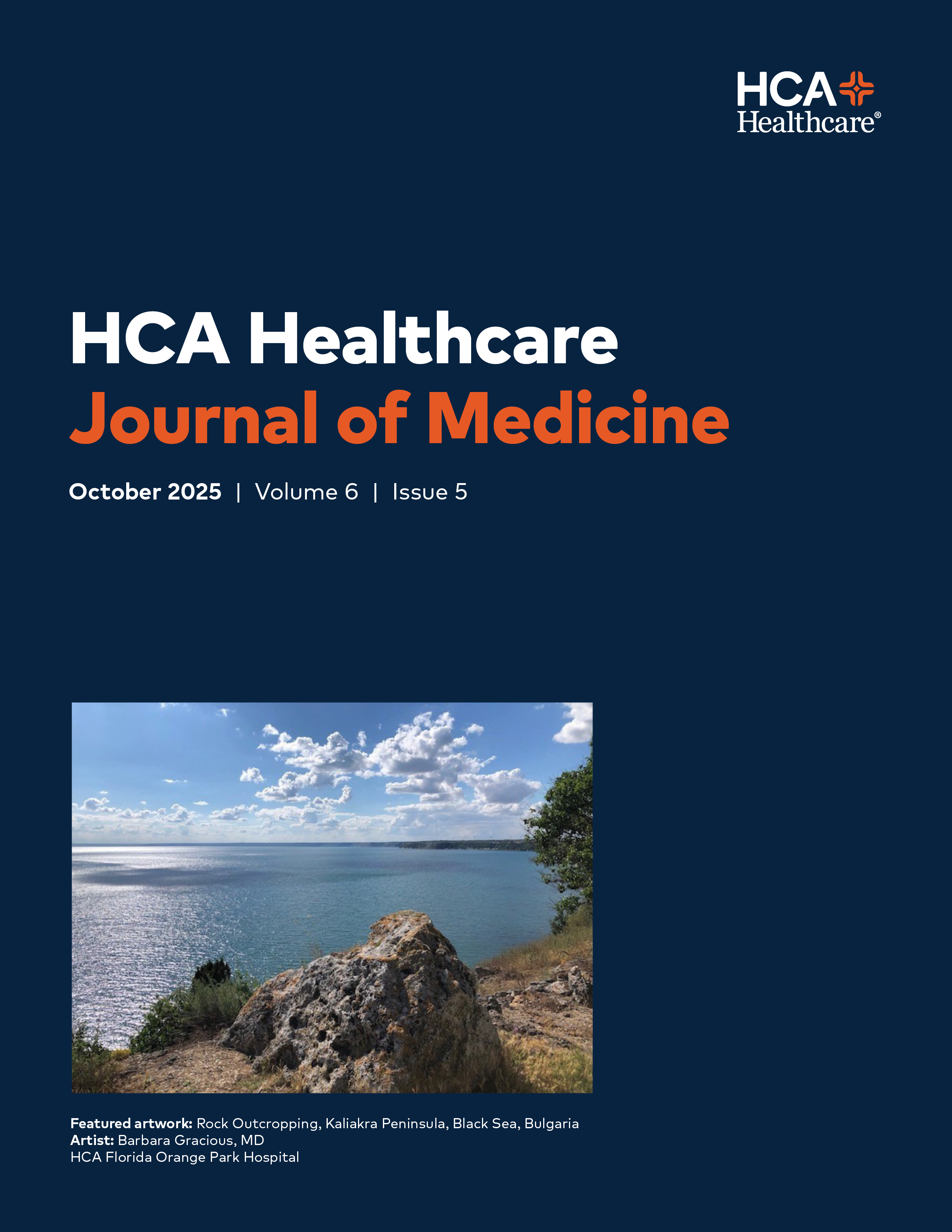 HCA Healthcare Journal of Medicine, Vol 6, Iss 5 Cover