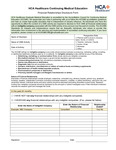 Conflict of Interest Reporting Form - Continuing Medical Education Activities by HCA Healthcare