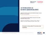 2026 In-Person Presentation: Automated AI Echocardiography: Agreement with Experts and Workflow Impact Across EF, GLS, and Volumes