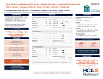 Left Atrial Appendage Occlusion vs. Oral Anticoagulation for Atrial Fibrillation in End-Stage Kidney Disease by Mohammed Ashwaq Hussain Shaik, S Paramkusam, SK Majety, LPS Preetha, T Gupta, and V Potluri