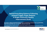 Opioid Prescribing Patterns Following Isolated Trigger Finger Release: A Single-Institution Quality Improvement Study