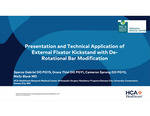 Presentation and Application of External Fixator Kickstand De-Rotational Bar Modification