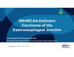 SMARCA4-deficient Carcinoma of the Gastroesophageal Junction