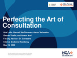 Perfecting the Art of Consultation by Ana Ledo, Hannah Vansumeren, Aaron Verbeelen, Geover Virella, Anwar Alshaakh Mohd Mari, and Manuel Carrazana