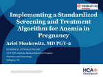 Implementing a Standardized Screening Algorithm for Iron Deficiency Anemia in Pregnancy