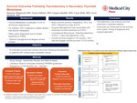 Survival Outcomes Following Thyroidectomy in Secondary Thyroidal Metastases