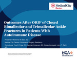 Outcomes After ORIF of Closed Bimalleolar and Trimalleolar Ankle Fractures in Patients with Autoimmune Disease