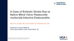 A Case of Embolic Stroke Due to Native Mitral Valve Pasteurella multocida Infective Endocarditis by Alexia Foy-Crowder, Omar Kandah, and Mohamed Faris