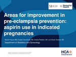 Areas for Improvement in Pre-eclampsia Prevention: Aspirin Use in Indicated Pregnancies