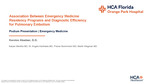 Association Between Emergency Medicine Residency Program and Diagnostic Efficiency for Pulmonary Embolism