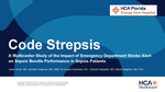 Code Strepsis: A Multicenter Study of the Impact of Emergency Department Stroke Alert on Sepsis Bundle Performance in Sepsis Patients