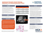 Autoimmune Hemolytic Anemia Following
Babesiosis in an Immunocompromised Patient