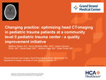 Changing Practice: Optimizing Head CT-imaging in Pediatric Trauma Patients at a Community Level II Pediatric Trauma Center - A Quality Improvement Initiative