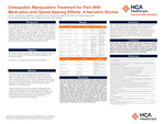 Osteopathic Manipulative Treatment for Pain With Medication and Opioid-Sparing Effects: A Narrative Review