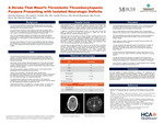 A Stroke That Wasn’t: Thrombotic Thrombocytopenic Purpura Presenting with Isolated Neurologic Deficits