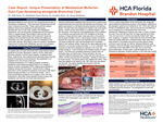 Case Report: Unique Presentation of Mediastinal Mullerian Duct Cyst developing alongside Bronchial Cyst by Julia Dane, Stephanie Ngom Morris, Vaughan Marr, and Bryan Steinberg